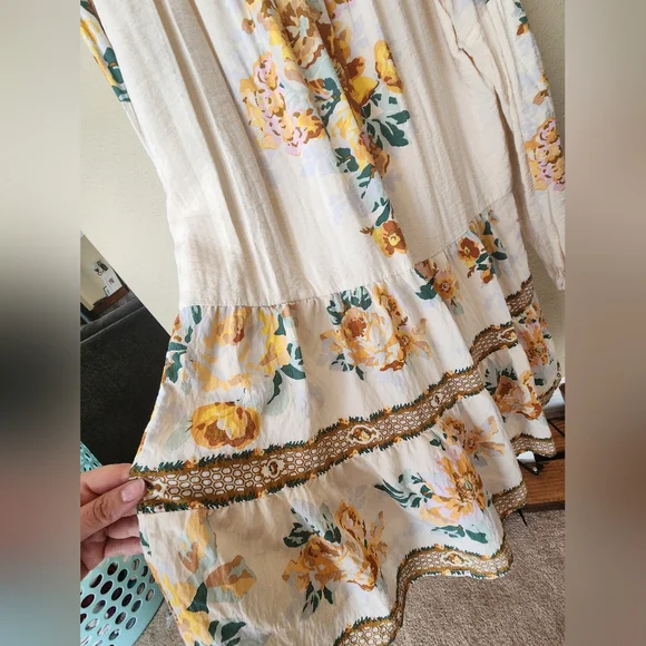 Anthropologie Multicolor Floral Blouse - Picture 6 of 9